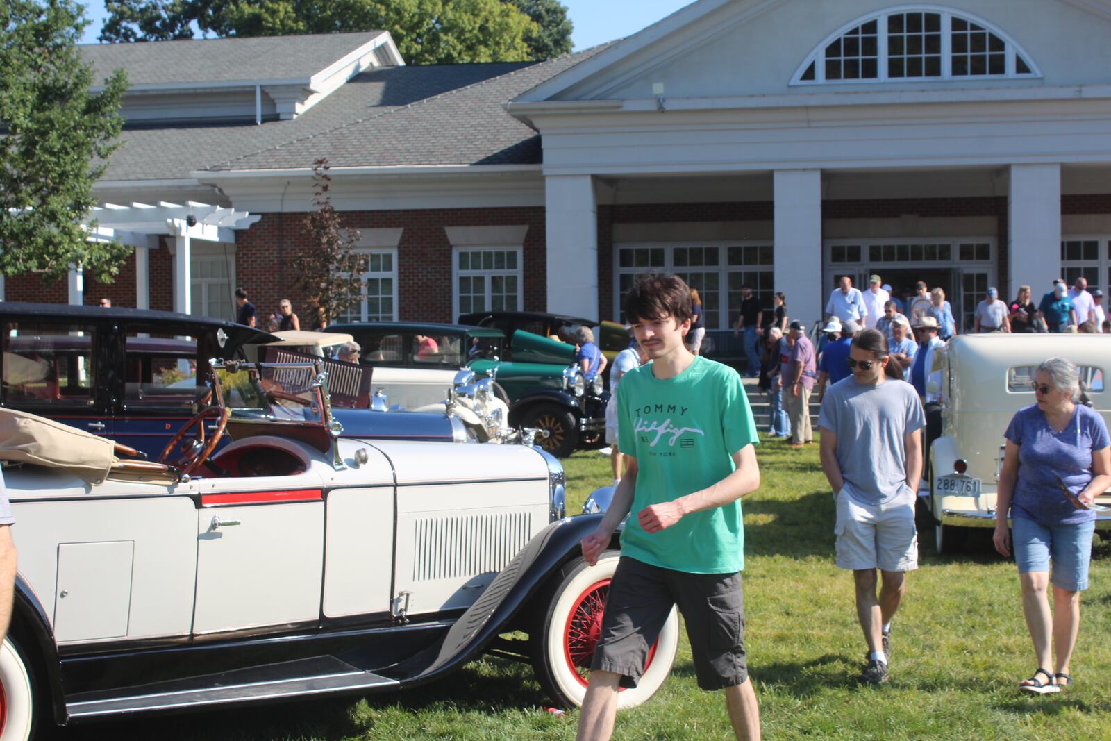 The 15th Dayton Concours d’Elegance at Carillon Park on Sunday had about 180 classic and antique automobiles on display. CORNELIUS FROLIK / STAFF