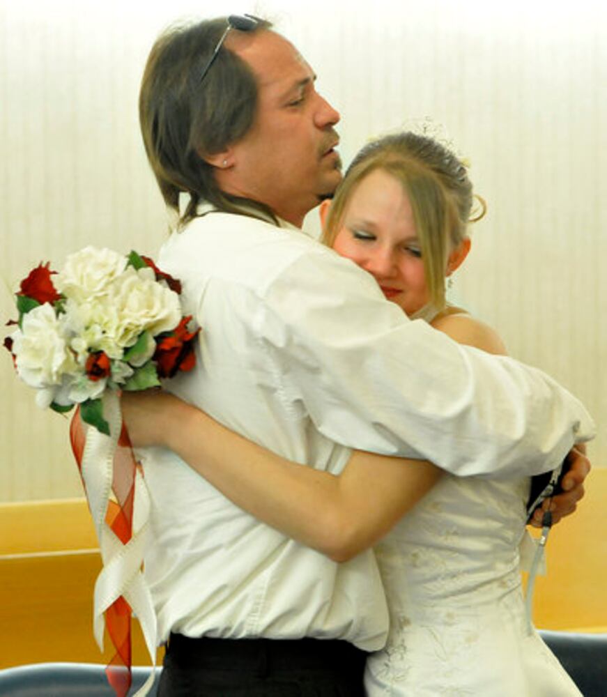 Marine gets married at court