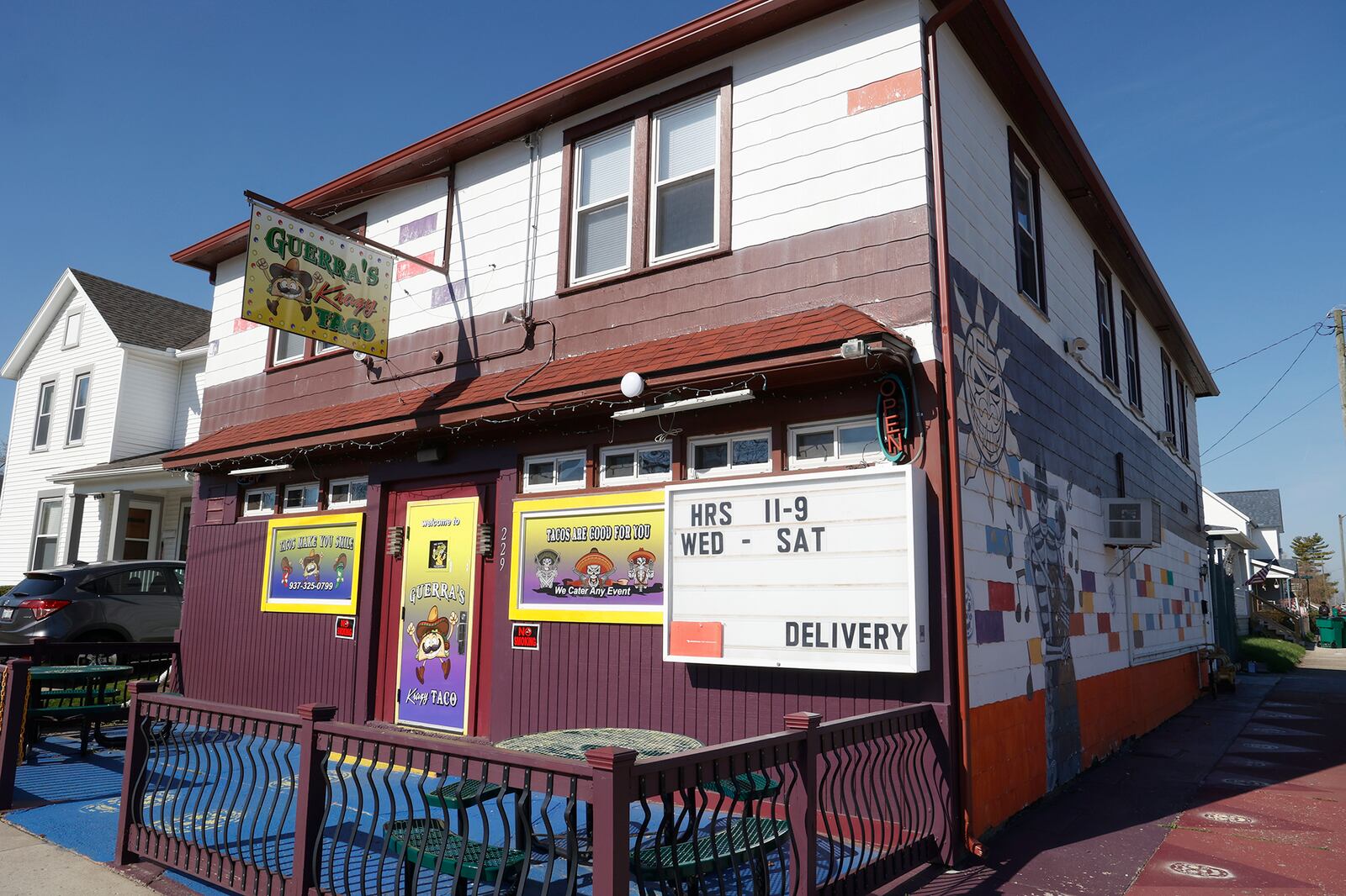 Felix Guerra, the owner of Guerra's Krazy Taco, has announced he's selling the business and the building to the right person. BILL LACKEY/STAFF