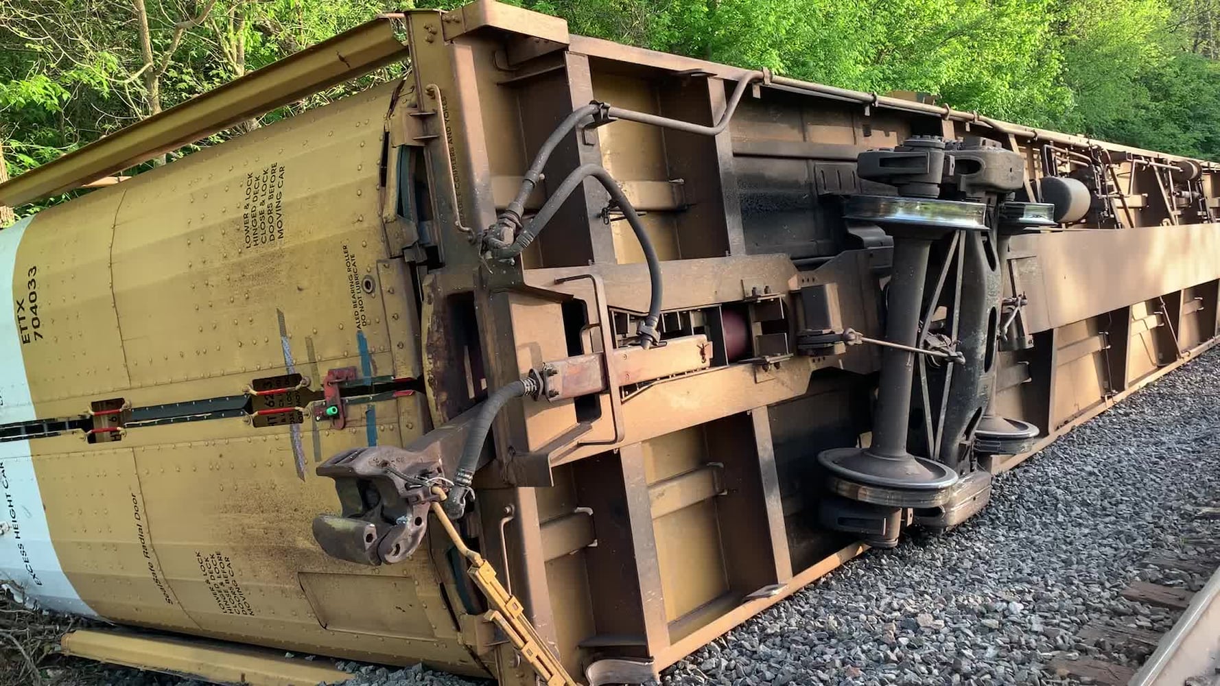 Clark County train derailment