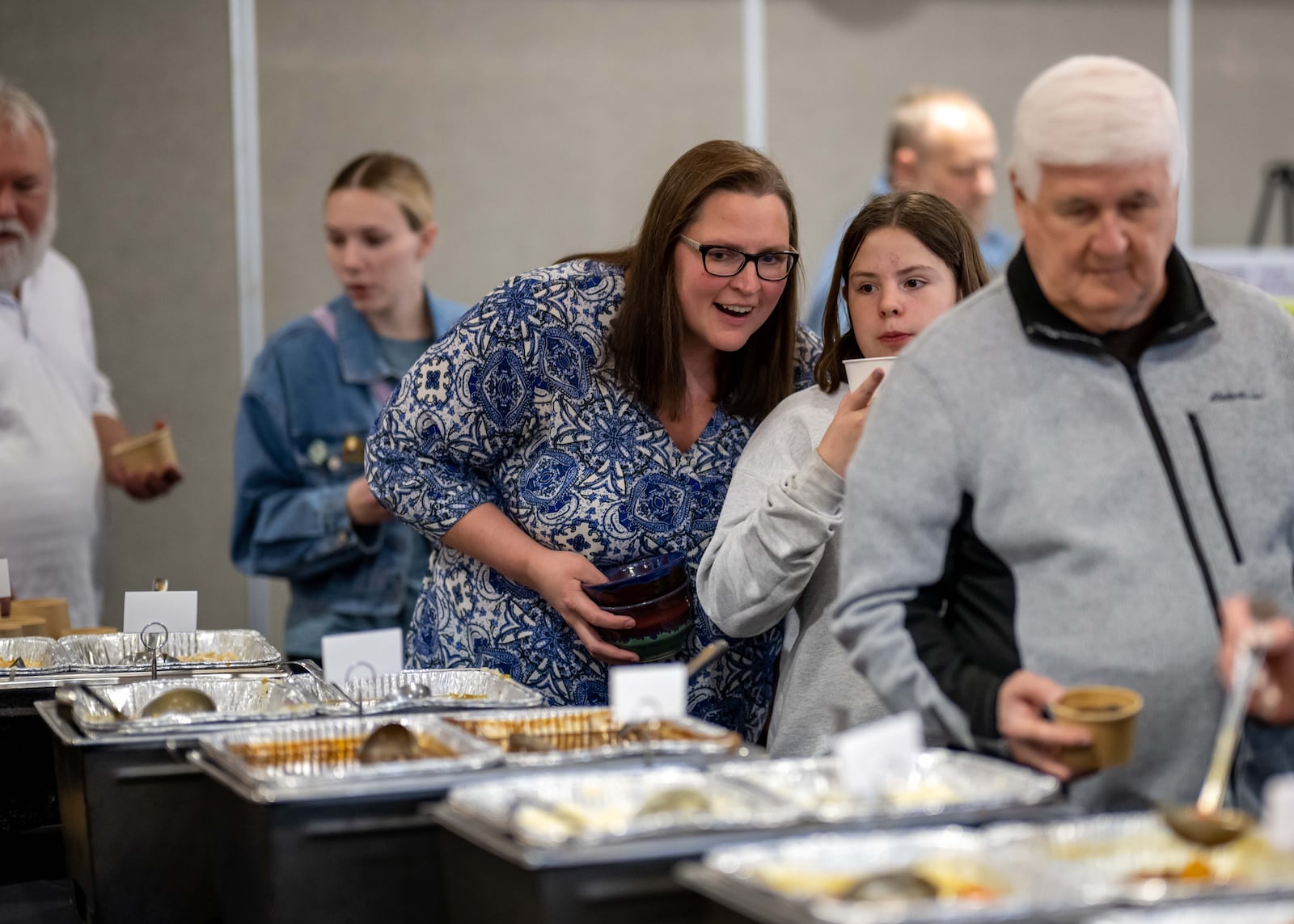 Second Harvest Food Bank of Clark, Champaign and Logan Counties, in partnership with Wittenberg University, held the 29th Empty Bowls fundraiser on April 4, which raised $40,633 and equals 203,165 meals for those in need. Contributed by Wittenberg University/John Coffman Photography.