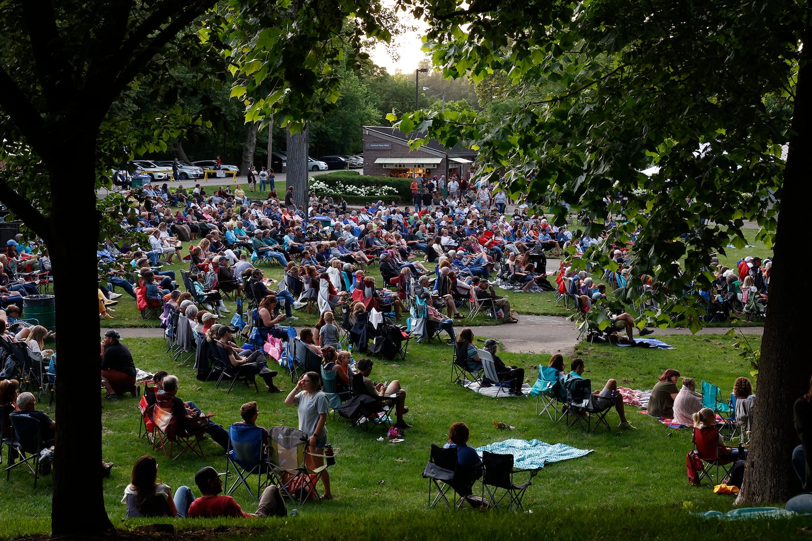 Springfield native Griffin House kicked off the Summer Arts Festival at Veterans Park Amphitheater Friday, June 7, 2024. The free festival in it's 58th year continues with different acts through July 13. BILL LACKEY/STAFF