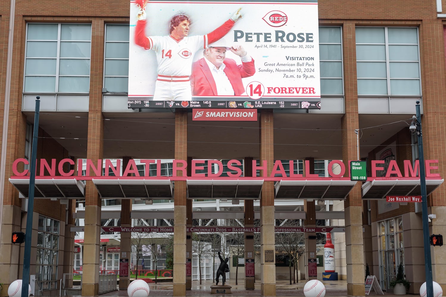 PHOTOS: Pete Rose Memorial Visitation at Great American Ball Park