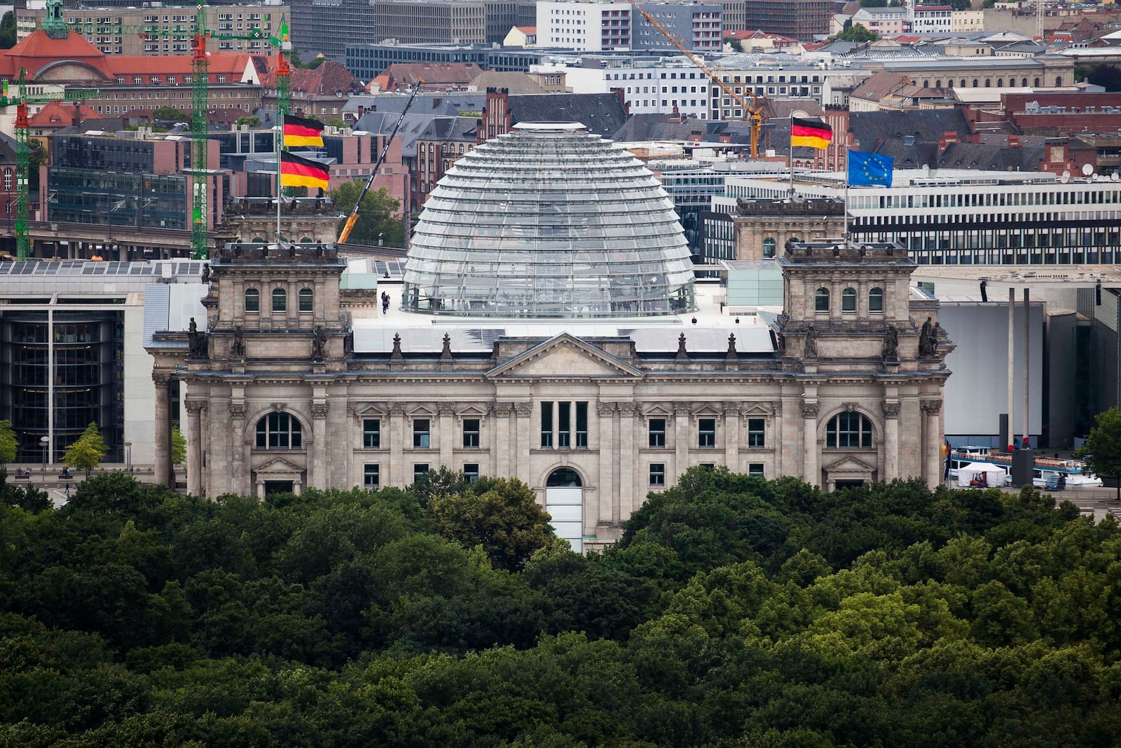 FILE - The Reichstag building, house of German parliament Bundestag in Berlin, June 26, 2012. (AP Photo/Markus Schreiber, File)