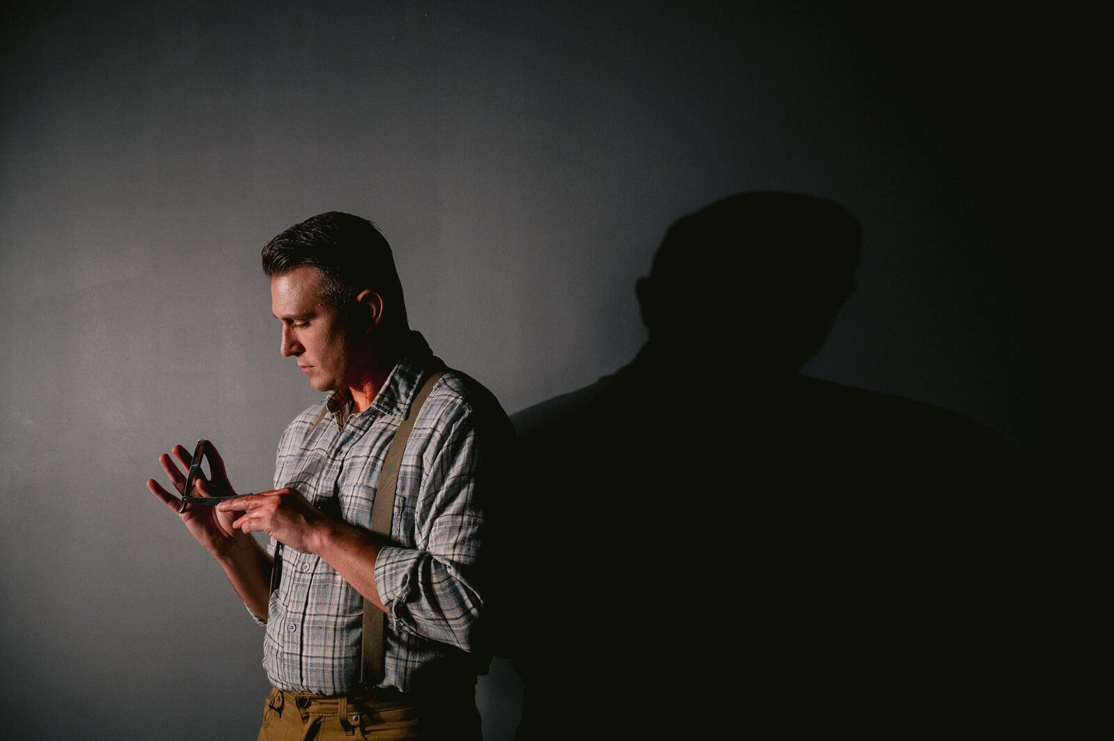 TheatreLab Dayton Executive Director Philip Drennen starred in the titular role of the company's 2022 production of "Sweeney Todd." PHOTO BY KNACK PHOTO + VIDEO