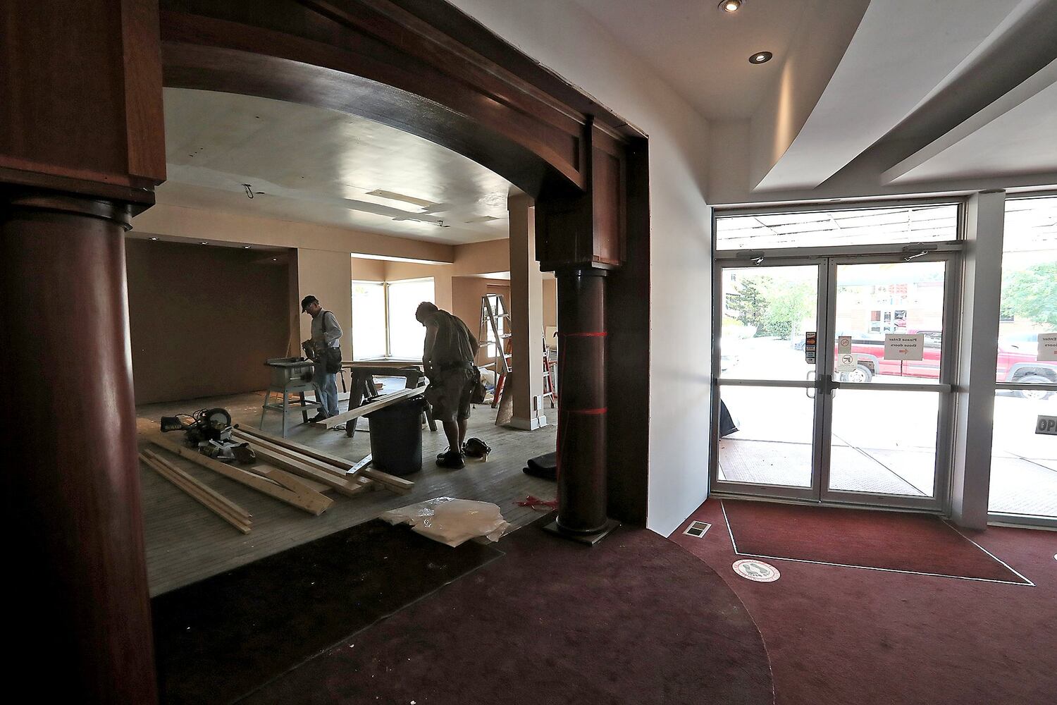 PHOTOS: Renovations continue at Gloria Theatre