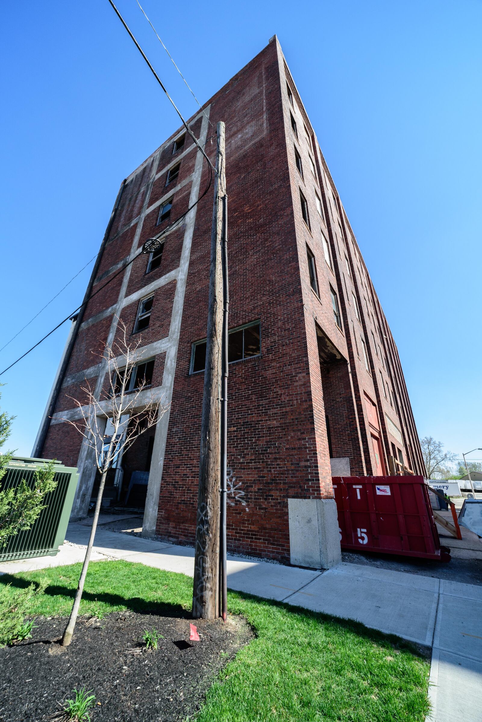 Here's an early sneak peek at construction progress of The Manhattan, also known as the J.K. McIntire Building, built in 1912 and located at 601 E. Third St. in downtown Dayton's historic Webster Station neighborhood. From 1946 to 1948, the building's upper three floors were leased by the Monsanto Company for use as a laboratory to test the biological impact of polonium radiation on Dayton Project personnel, part of the larger U.S. military led Manhattan Project, which resulted in the creation of the first atomic bomb during World War Two. Polonium is a radioactive element used to trigger atomic weapons and was produced as part of the Dayton Project. The building's name change in September 2019 is a tribute to Dayton's role in the Manhattan Project. This property is being redeveloped by Dayton based Woodard Development. The future anchor tenants of the building will be Dayton technology companies Mile Two and Battle Sight Technologies. Also featured in this gallery are some impressive views of downtown Dayton via the building's rooftop. TOM GILLIAM / CONTRIBUTING PHOTOGRAPHER