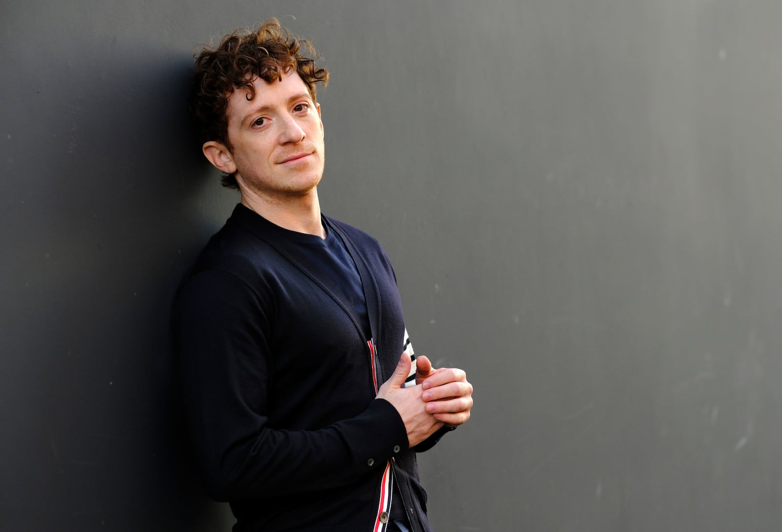 Actor Ethan Slater poses for a portrait on Friday, Nov. 8, 2024, at Universal Studios in Universal City, Calif. (AP Photo/Chris Pizzello)