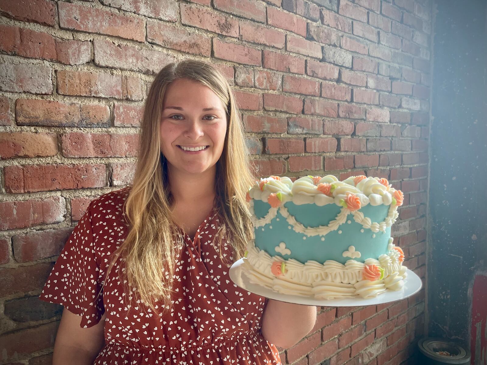 Ashley Knapick, the owner of Ashmore Cakes, is moving her business into Spark Fairborn. NATALIE JONES/STAFF