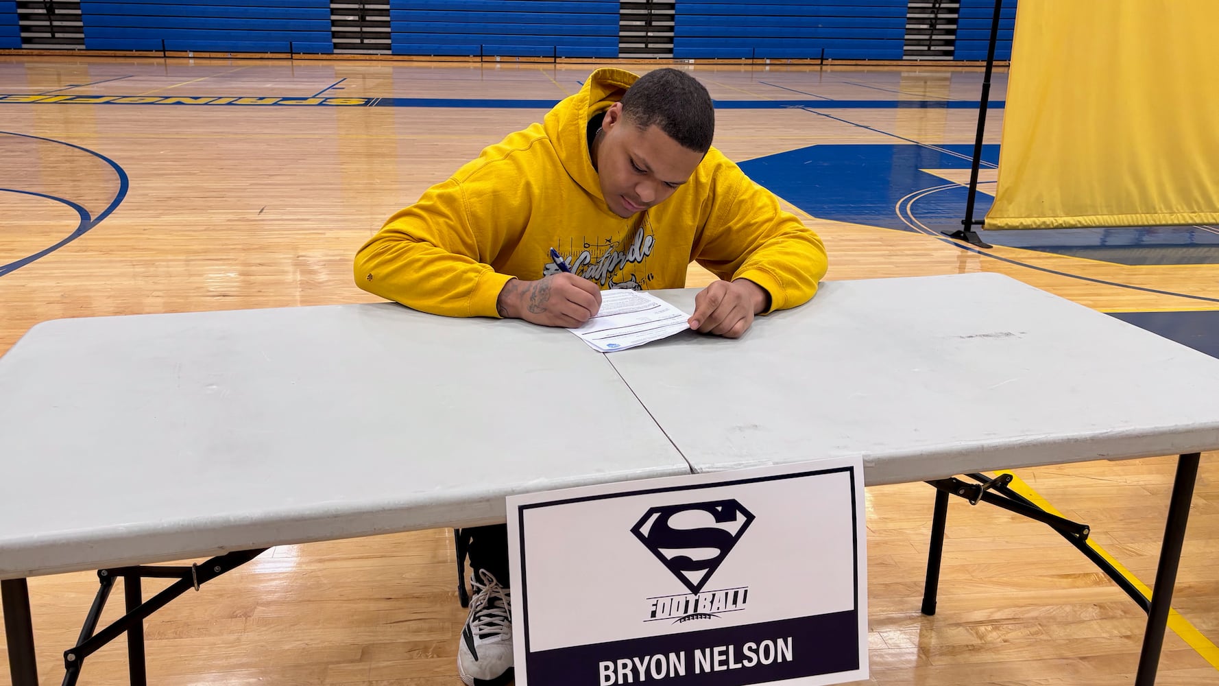 National Signing Day Springfield 2025 Bryon Nelson