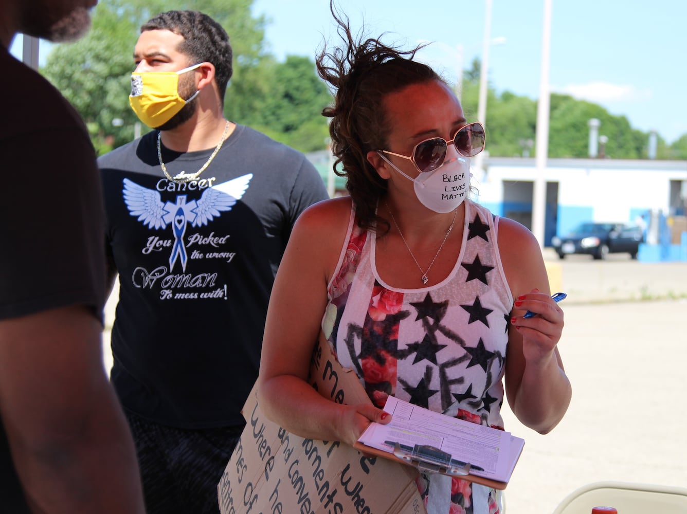 Scenes from peace rally in Springfield