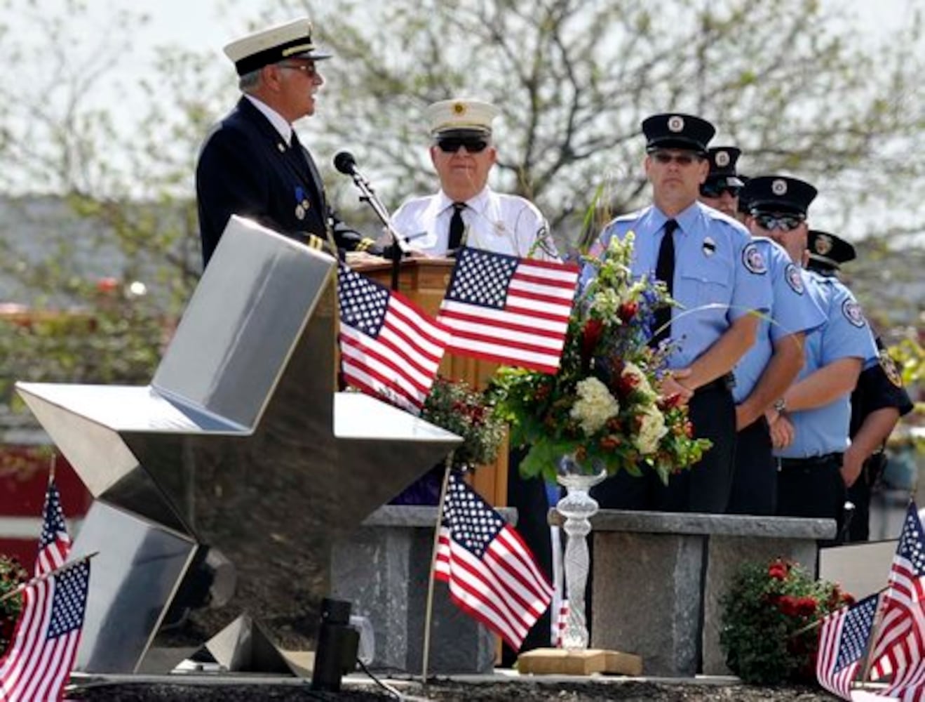 9/11 Memorial ceremony in Urbana