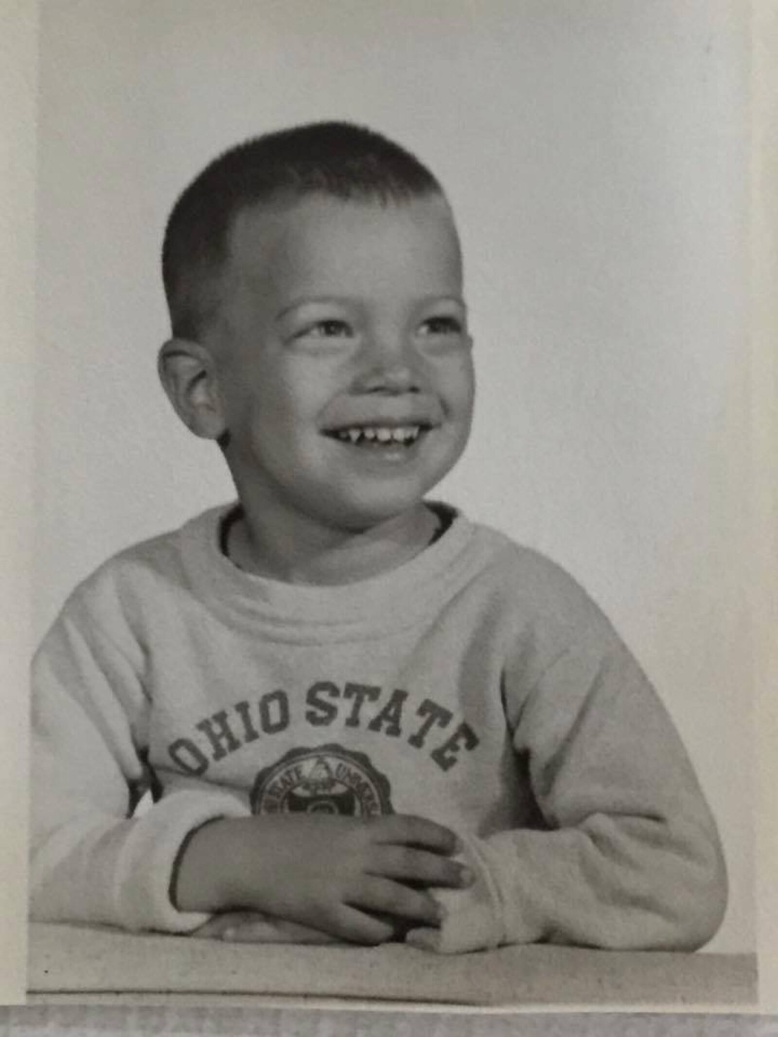 Radio host Larry Hansgen as a boy.