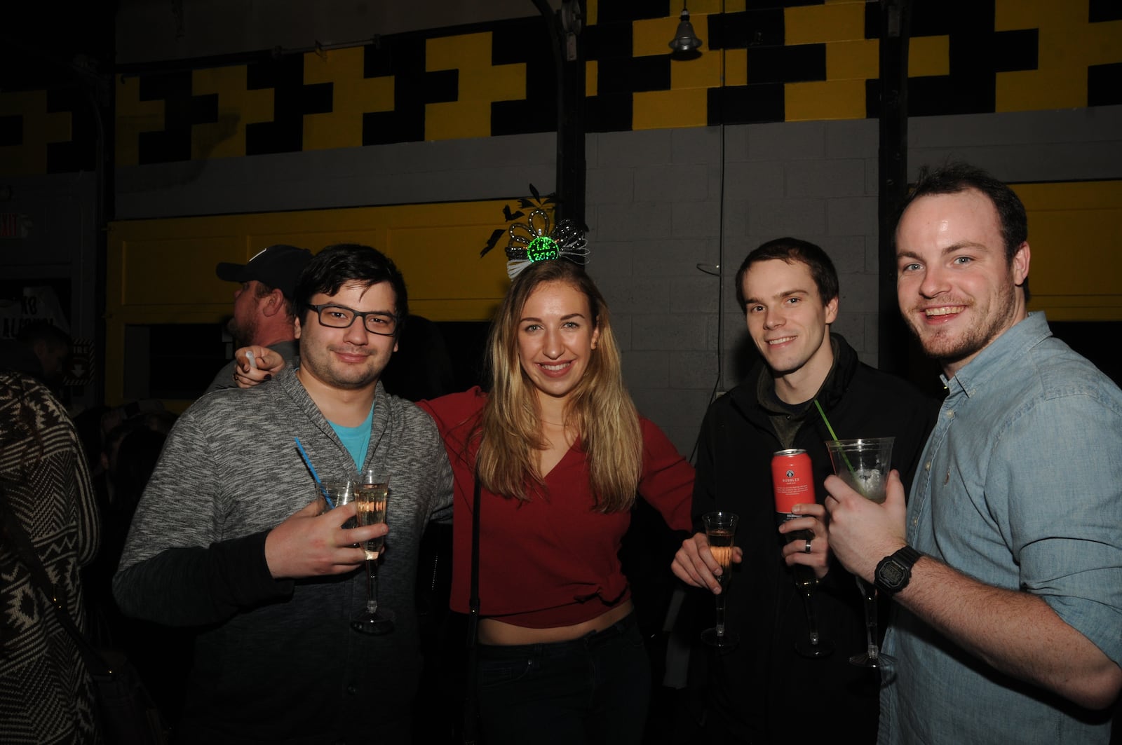 The Yellow Cab Tavern in Dayton hosted the second annual Dayton’s Rockin NYE Ball Drop Monday. Two bands, The Big Wazu and Team Void, played during the evening and Ball Drop and New Year’s toast at midnight were part of the fun. DAVID MOODIE / CONTRIBUTING PHOTOGRAPHER