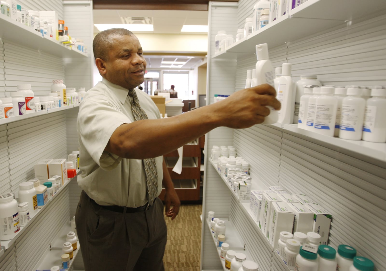 Nnodum Iheme, owner and pharmacist at Zik's Pharmacy at 1130 W. Third St. in Dayton.