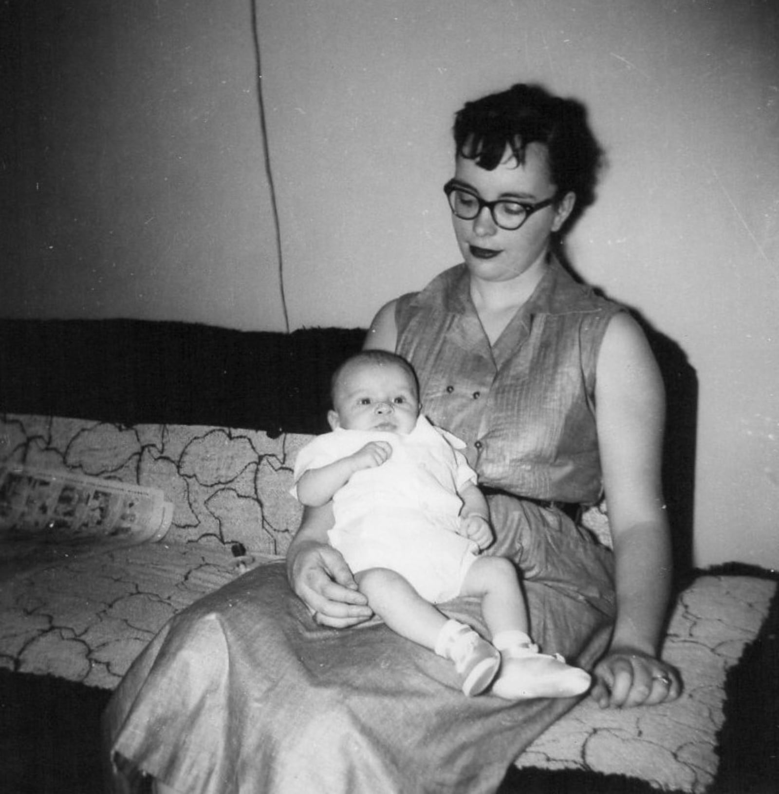 Bill Fredericks of Washington Twp. was the oldest of seven kids. Here he is pictured with his mother in 1955.