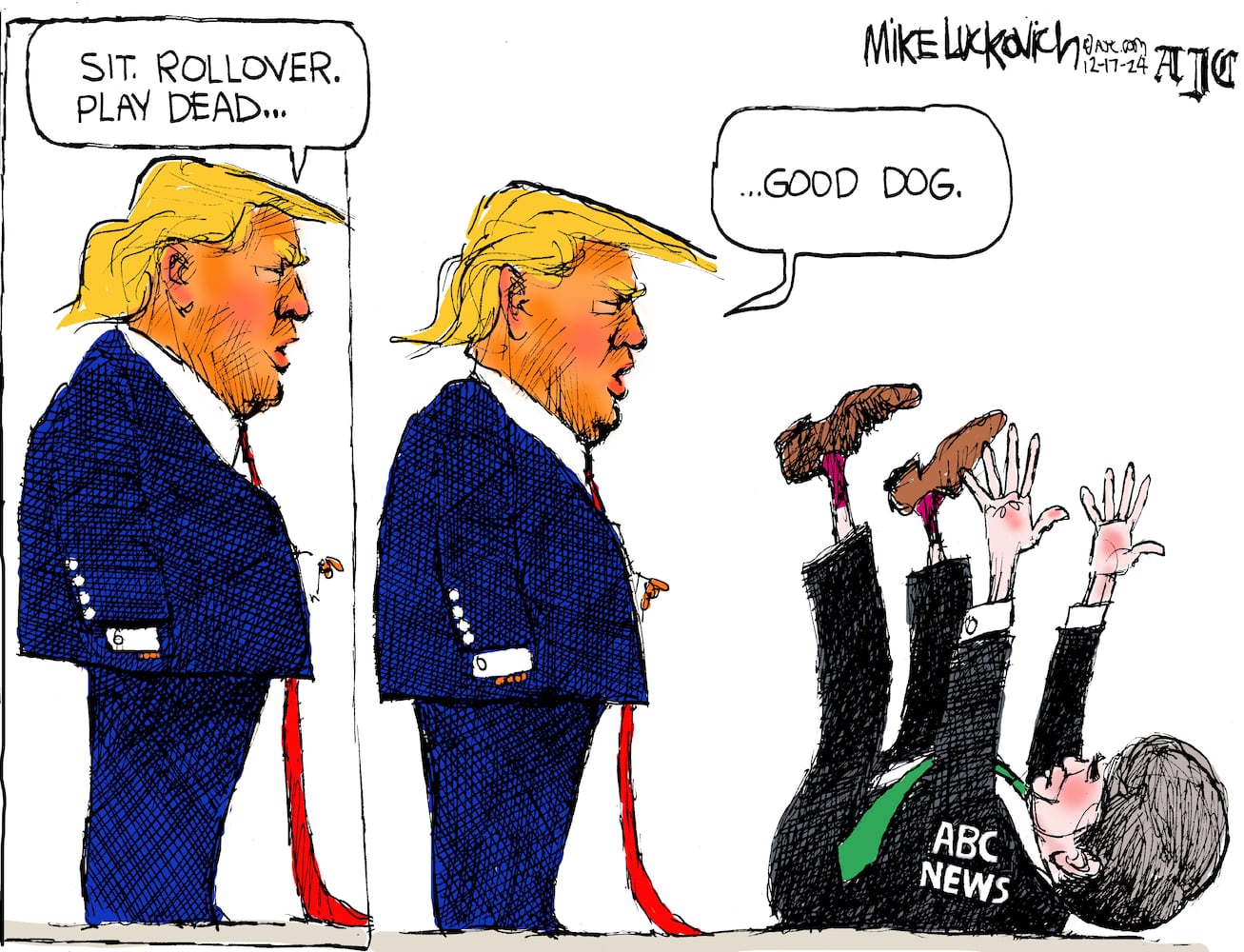 CARTOONS: Mike Luckovich, Dec.19, 2024