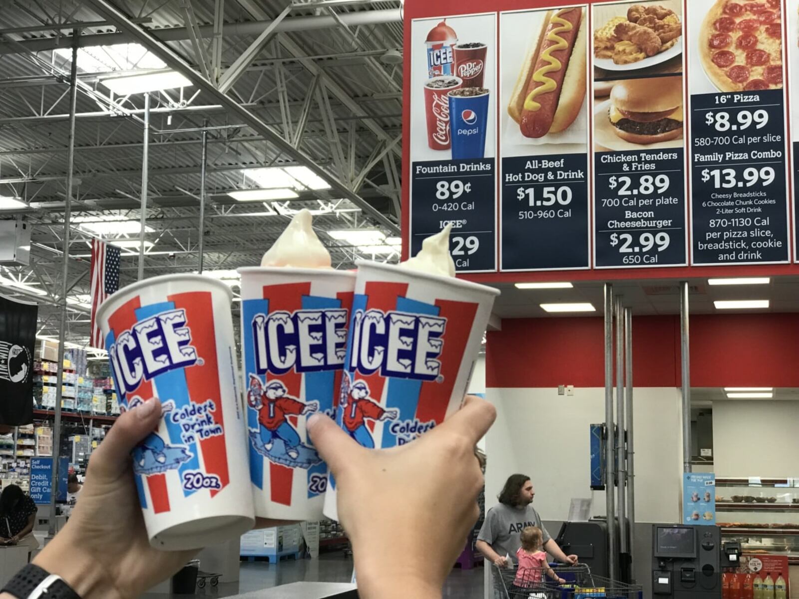 On July 15 and 16 from 11 a.m. to 6 p.m., all Sam’s Clubs in the U.S. will be handing out Icee float samples.