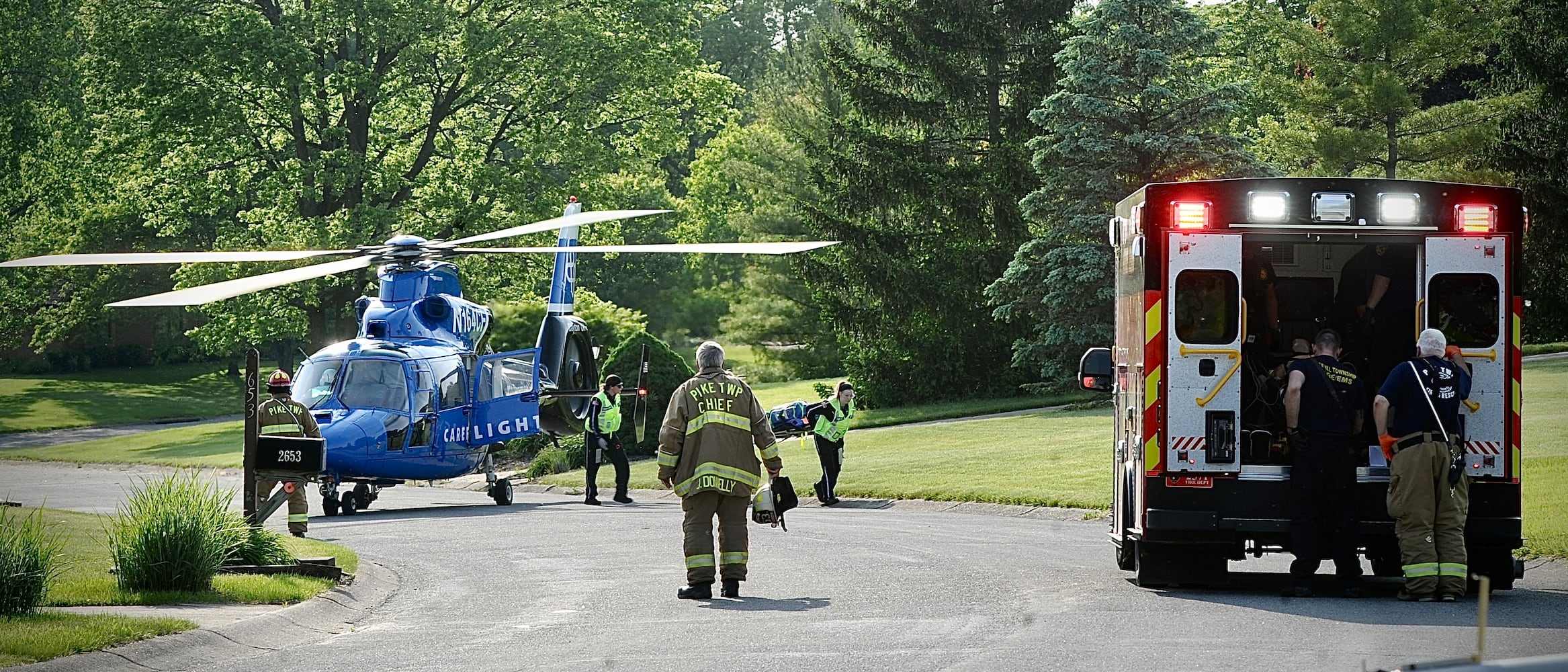 One vehicle rollover crash, Clark county