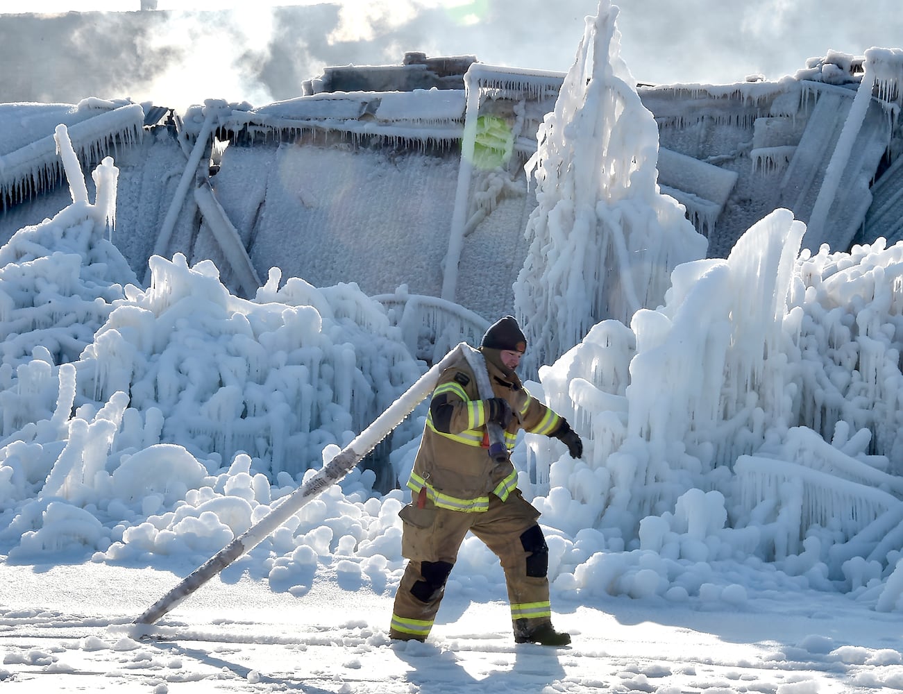 Tri-State Pallett Fire Aftermath