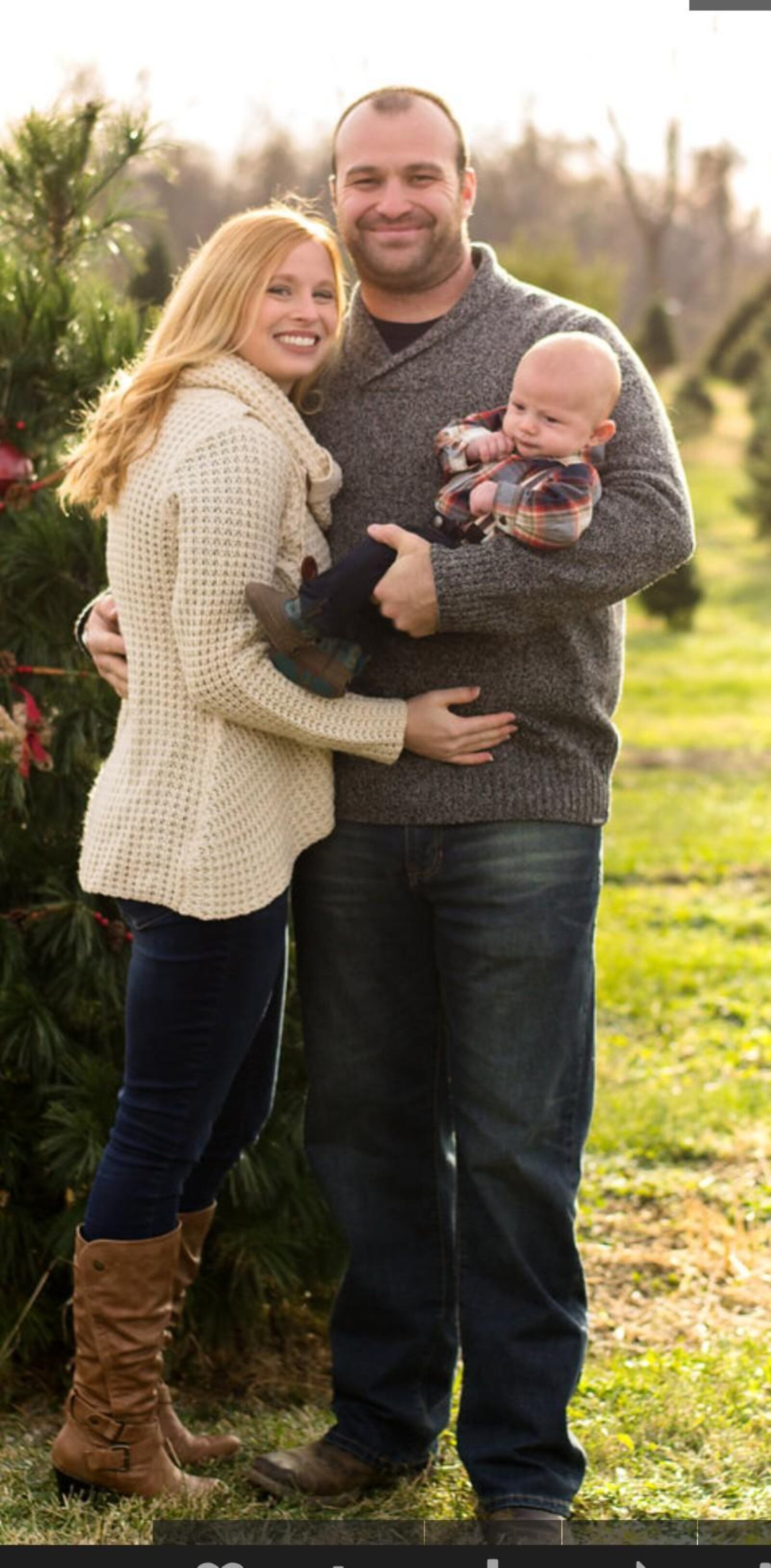 Xenia officer Rob Swihart and family