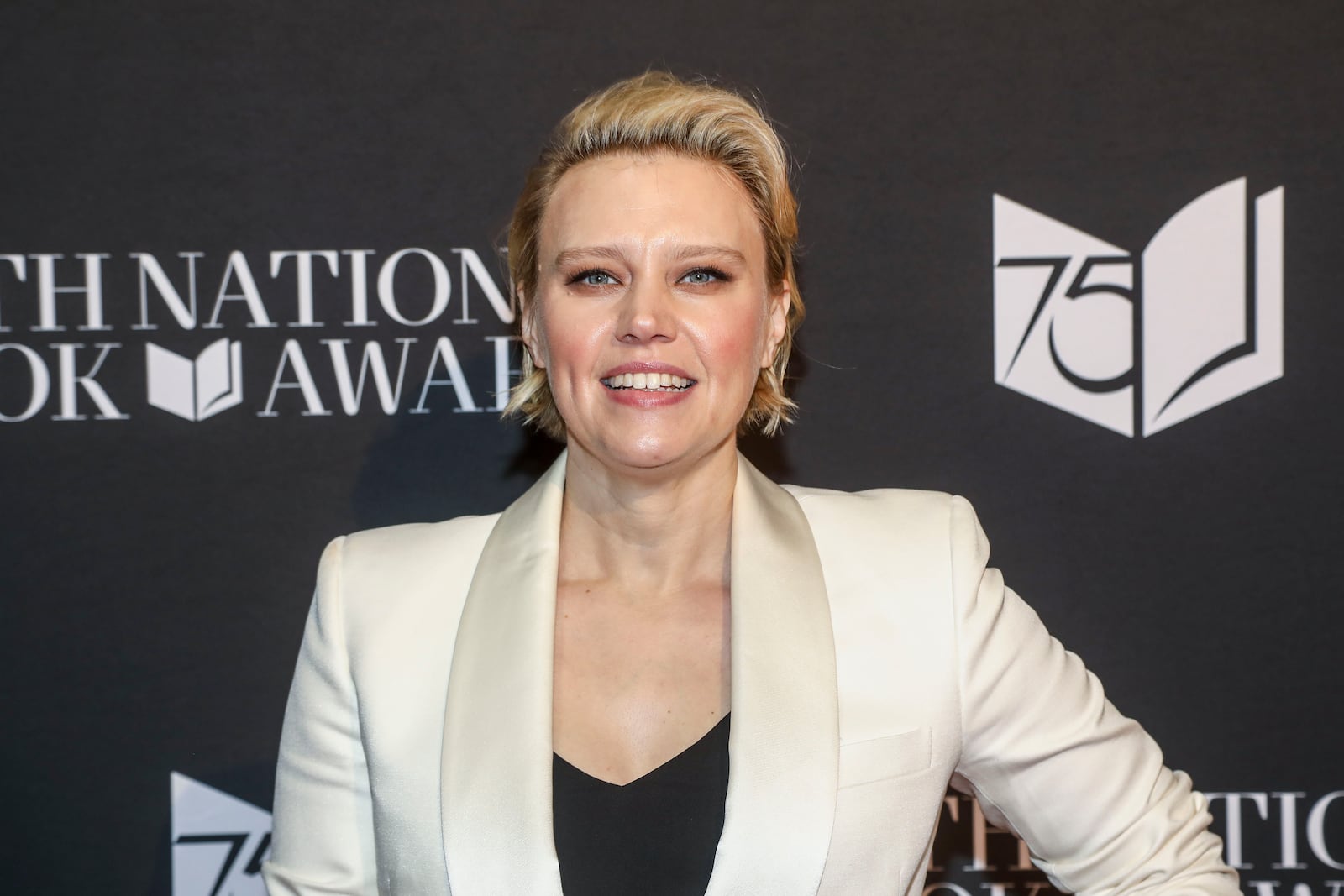 Actor Kate McKinnon attends the 75th National Book Awards ceremony at Cipriani Wall Street on Wednesday, Nov. 20, 2024, in New York. (Photo by Andy Kropa/Invision/AP)