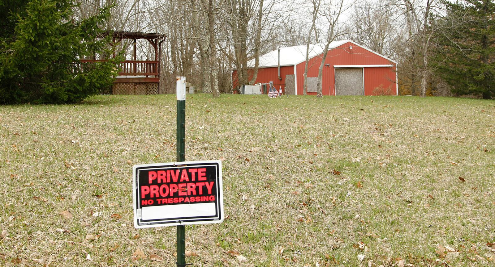 Dana Rhoden, her daughter Hanna and son Chris Rhoden, Jr. were killed in their mobile home at this location on Union Hill Rd. in 2016.  Two years after the murder of 8 Rhoden family members in rural Pike County, the crime remains unsolved.      TY GREENLEES / STAFF