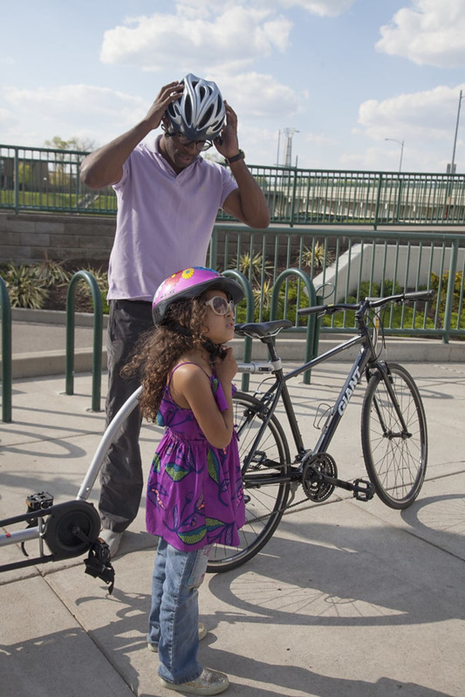 There are plenty of options for riding around the Miami Valley. And it’s important that children (and adults) wear a helmet. CONTRIBUTED/JAN UNDERWOOD