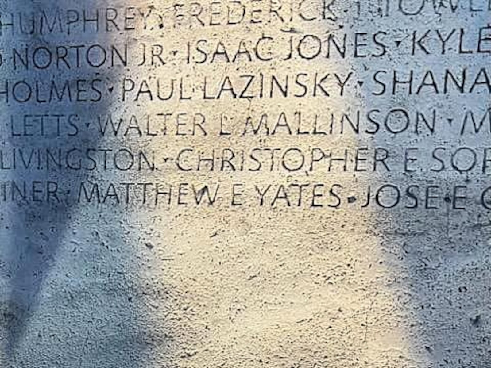 Clark County Sheriff's Office Deputy Matthew Yates' name was added to the National Law Enforcement Officers Memorial wall in Washington, D.C., to remember his service and honor his life. He was killed in July 2022 by gunfire. CONTRIBUTED