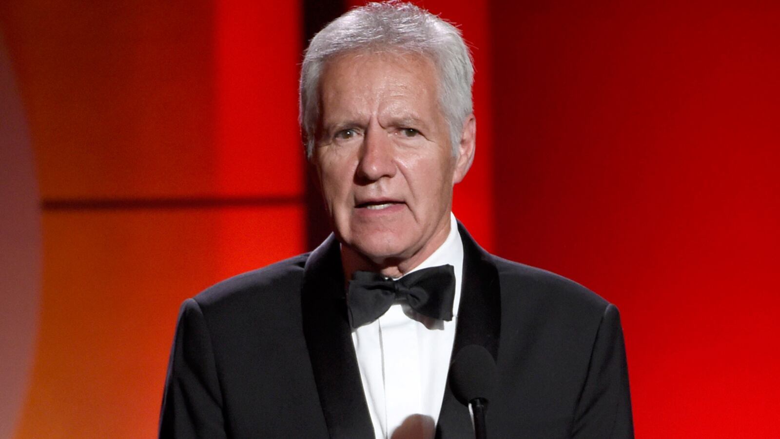 In this April 30, 2017, file photo, Alex Trebek speaks at the 44th annual Daytime Emmy Awards at the Pasadena Civic Center in Pasadena, Calif. The Jeopardy! host says his response to advanced pancreatic cancer treatment is kind of mind-boggling and his doctors say the 78-year-old is in near remission. Trebek tells People magazine he s responding very well to chemotherapy and the doctors have told him they hadn t seen this kind of positive results in their memory. Trebek says some of the tumors have shrunk by more than 50%.