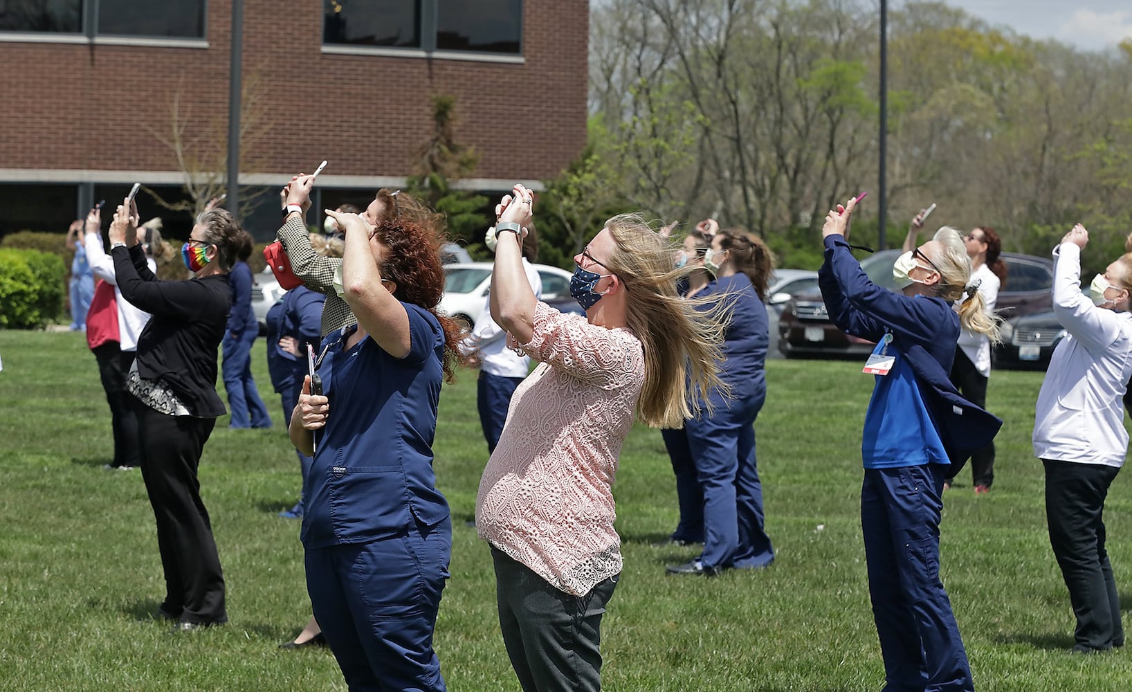 Air Guard flyby over Springfield Regional lifts workers’ spirits