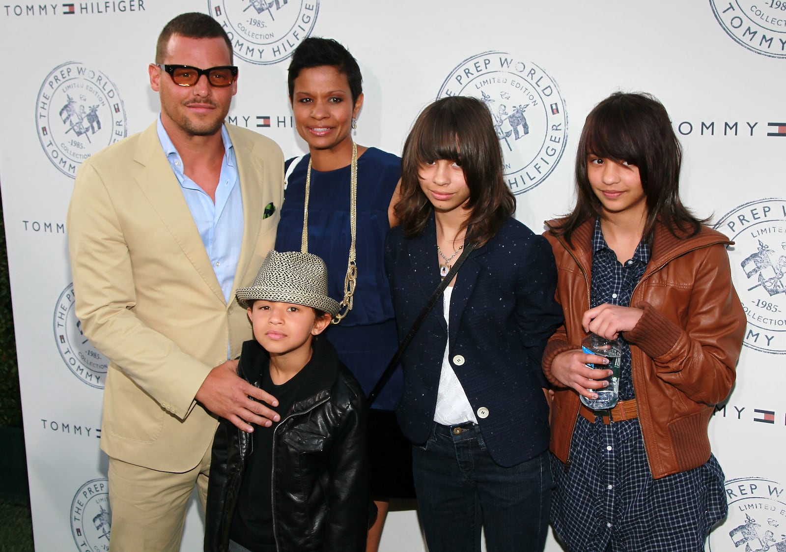 "Grey's Anatmoy" actor Justin Chambers has five children with wife Keisha: Isabella, twins Maya and Kaila, Eva and Jackson.