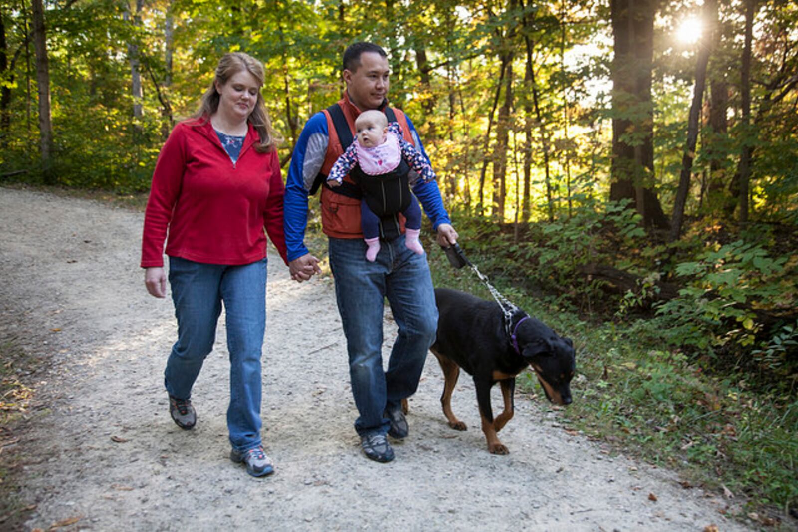 Hiking in Taylorsville. PHOTO / Jan Underwood, for Five Rivers MetroParks