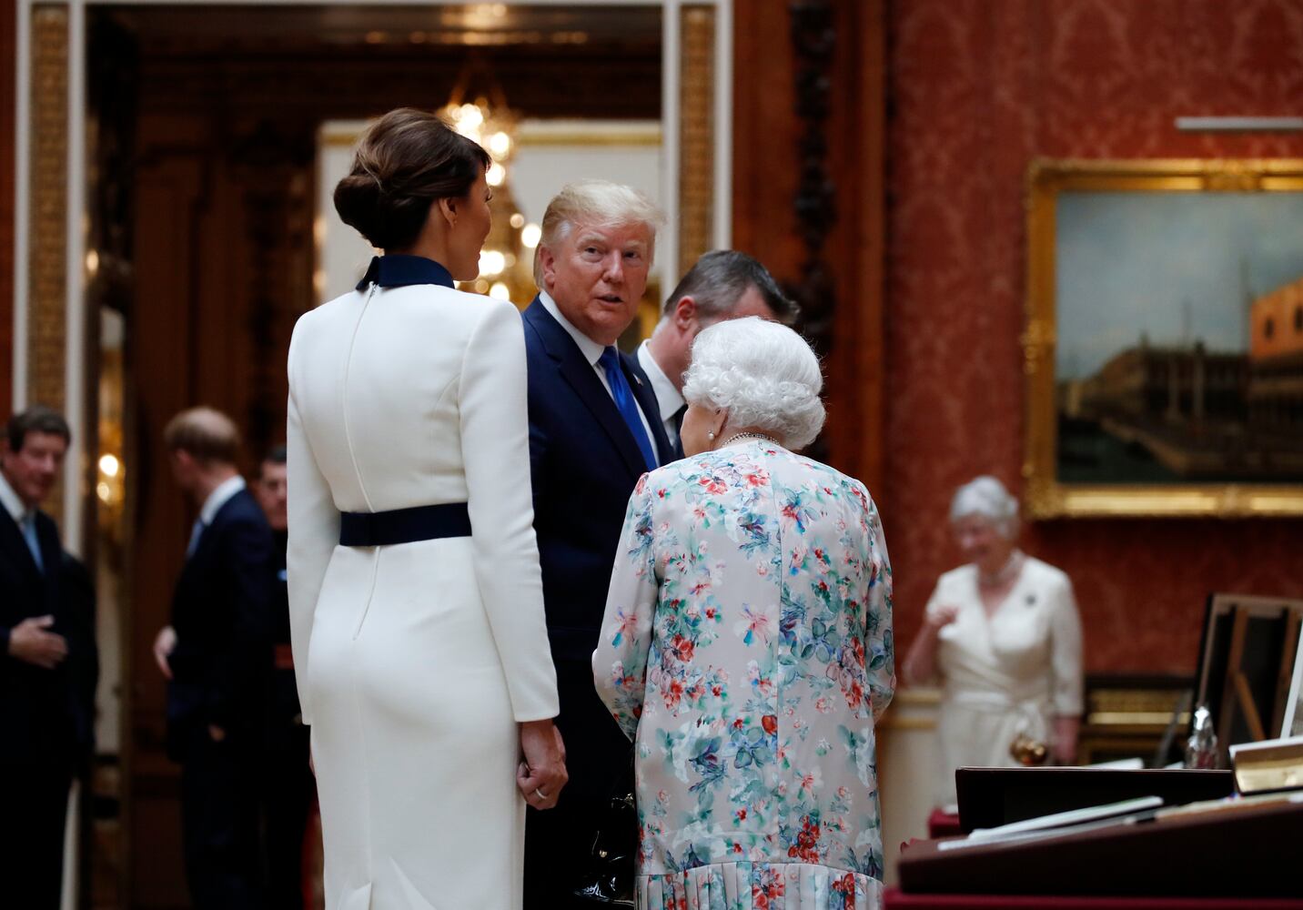 Photos: Trump arrives in United Kingdom for 3-day state visit