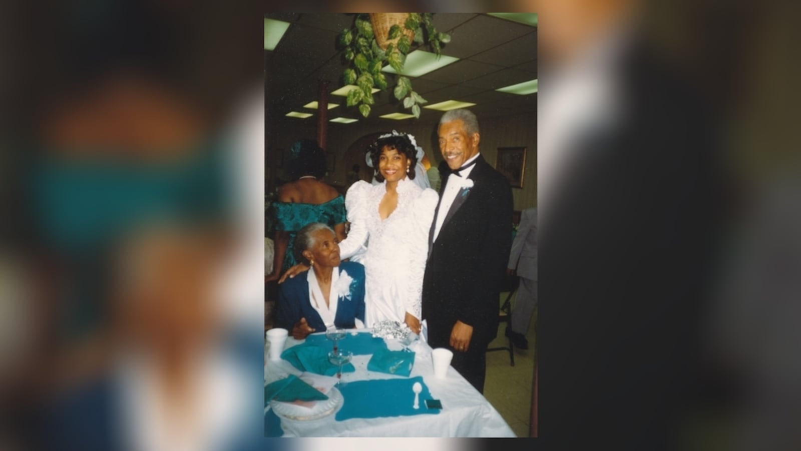 Brooks Lawrence (right) with wife of over 50 years, Larcenia (Dolly) Lawrence (left) and granddaughter Deena Chisolm (middle). Contributed