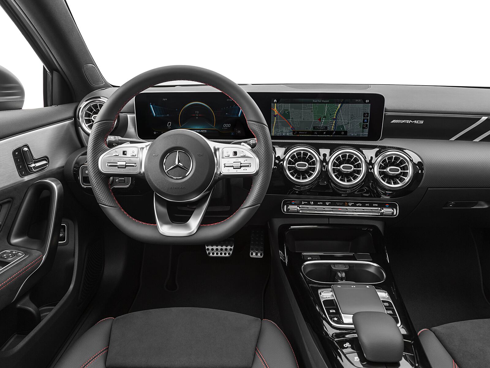 2021 Mercedes-Benz AMG A35 4MATIC interior. Metro News Service photo