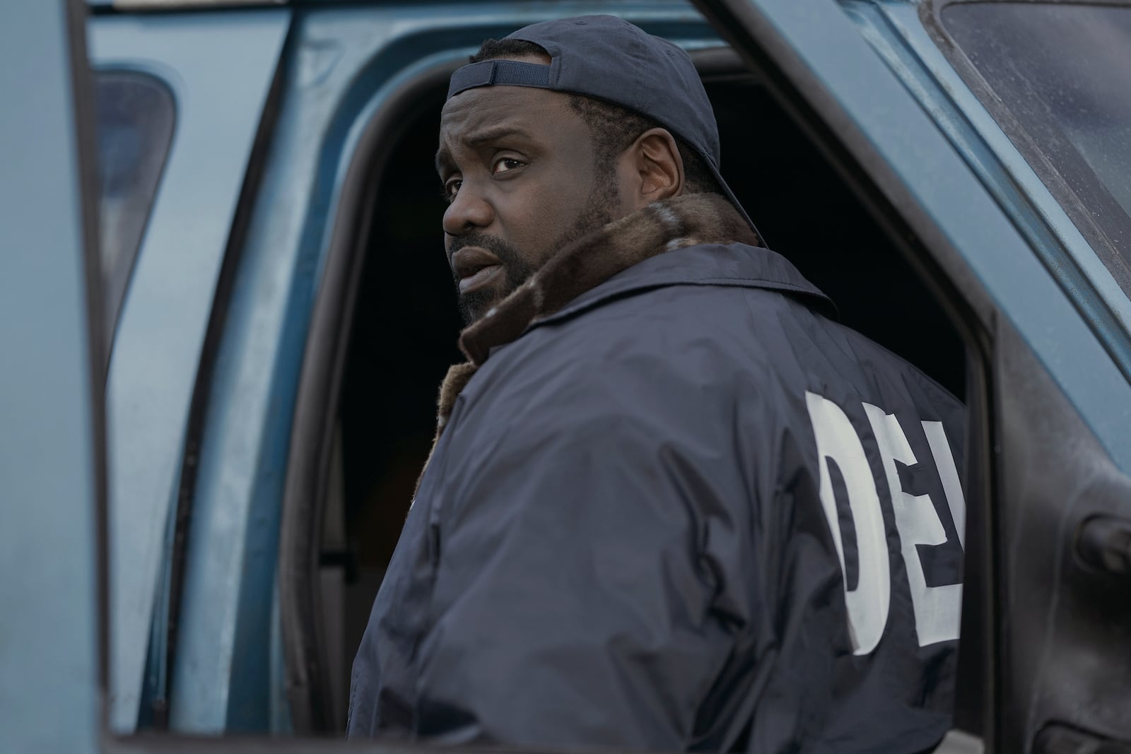 This image released by Apple TV+ shows Brian Tyree Henry in a scene from "Dope Thief." (Jessica Kourkounis/Apple TV+ via AP)