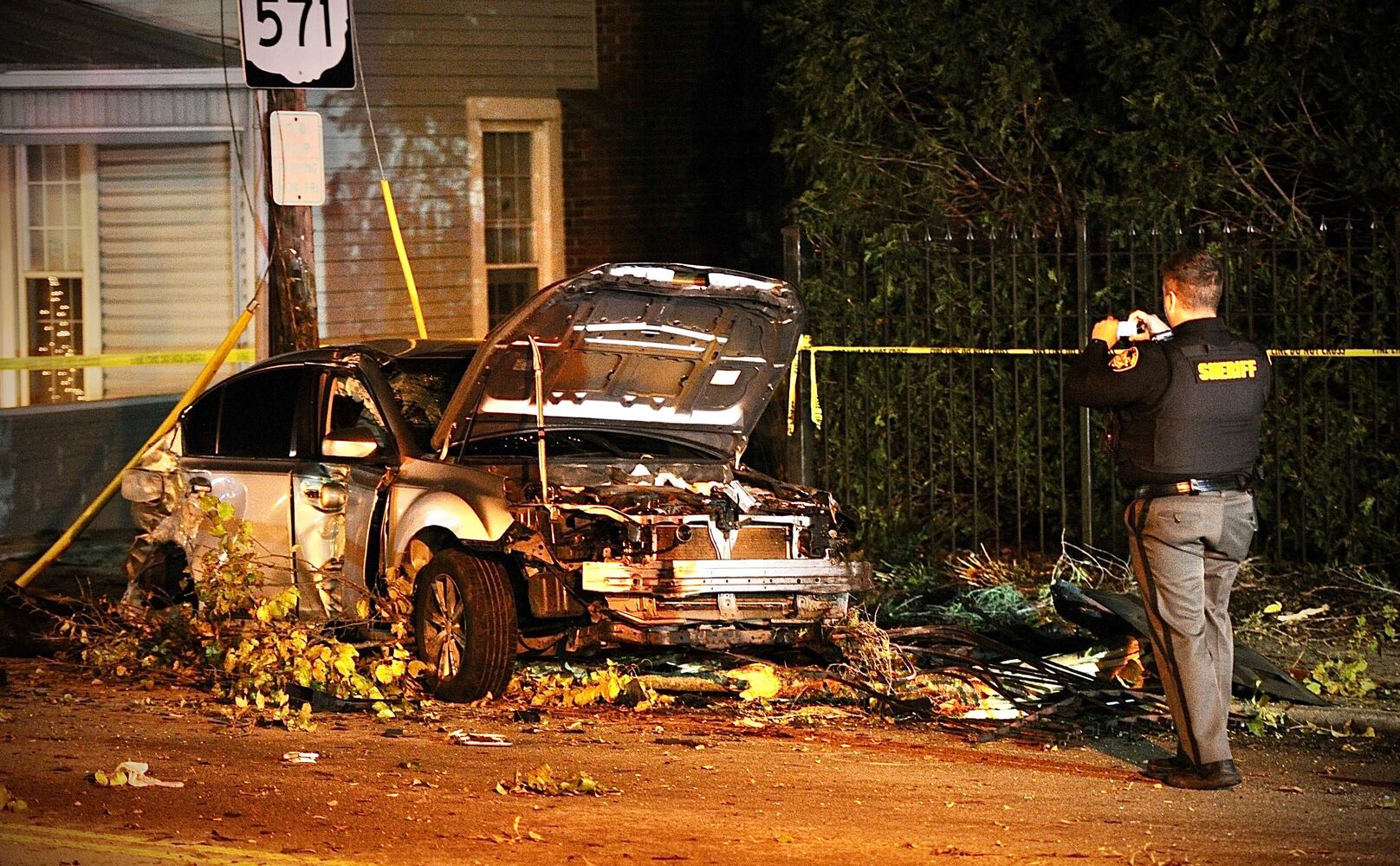 Fleeing car crashes into second vehicle in New Carlisle