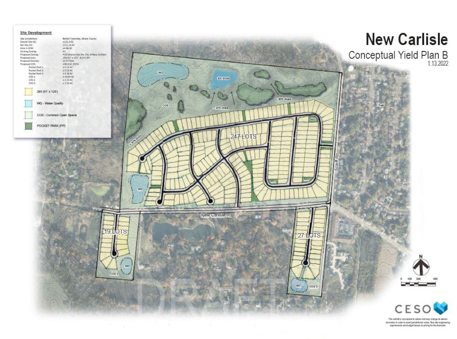 New Carlisle Development Conceptual Map. Contributed