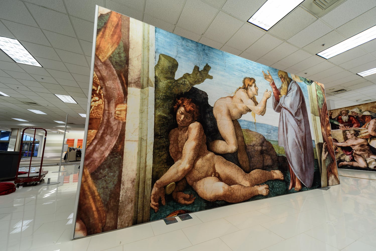 PHOTOS: A sneak peek of Michelangelo’s Sistine Chapel: The Exhibition at The Mall at Fairfield Commons