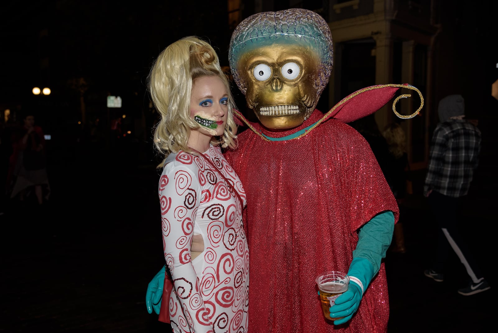 Hauntfest 2018 took over Fifth Street and the Oregon District near downtown Dayton on Saturday, Oct. 27. The annual Halloween event serves as a fundraiser for the business district that partly covers its improvement efforts. TOM GILLIAM / CONTRIBUTING PHOTOGRAPHER