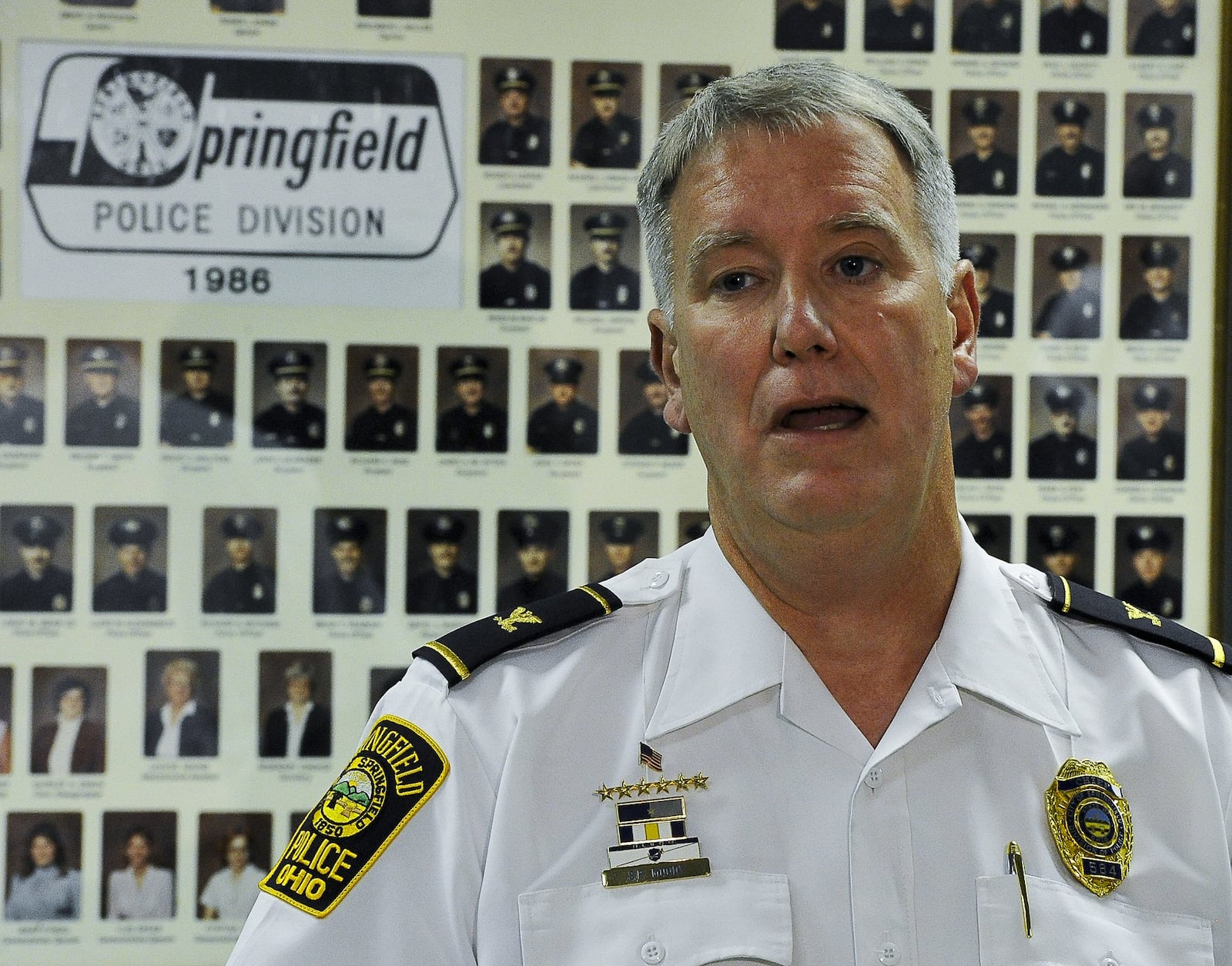 Springfield Police Chief Steve Moody. Staff photo