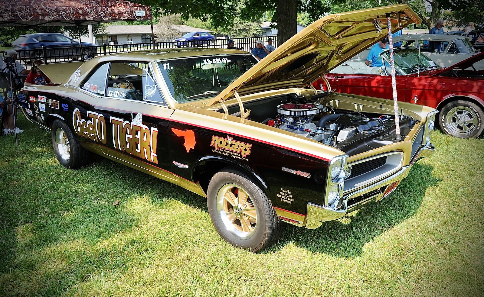 Hundreds of car and trucks attended the 11th Annual White Trash White Walls Car Show Saturday July 24, 2021 in Fairborn. MARSHALL GORBY\STAFF
