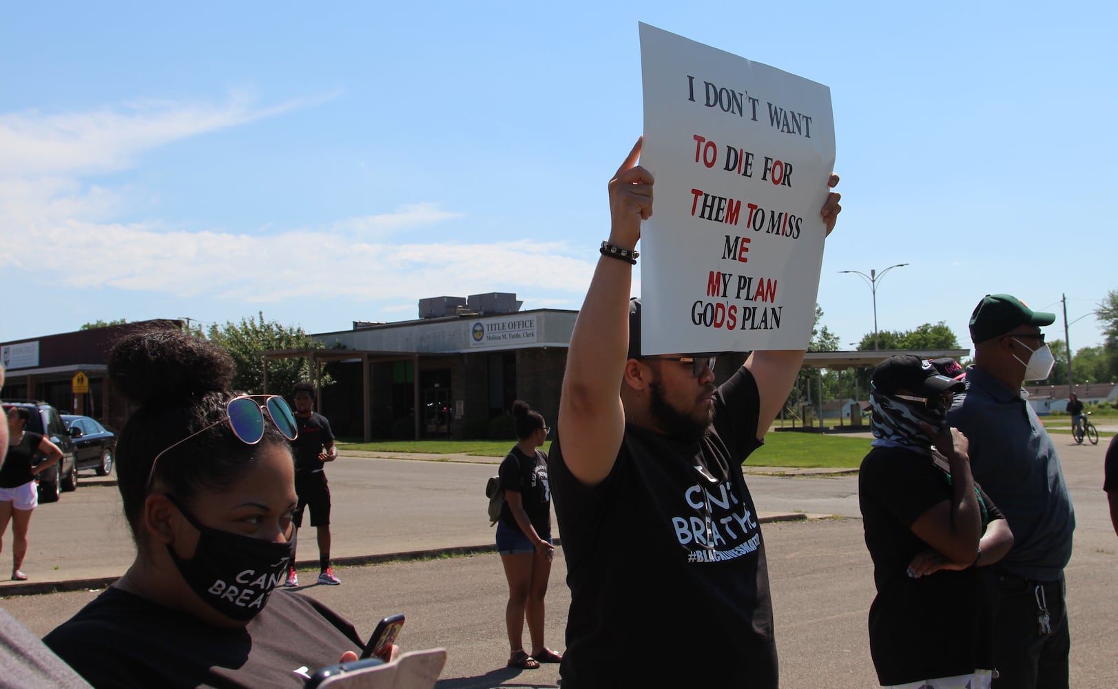 Scenes from peace rally in Springfield