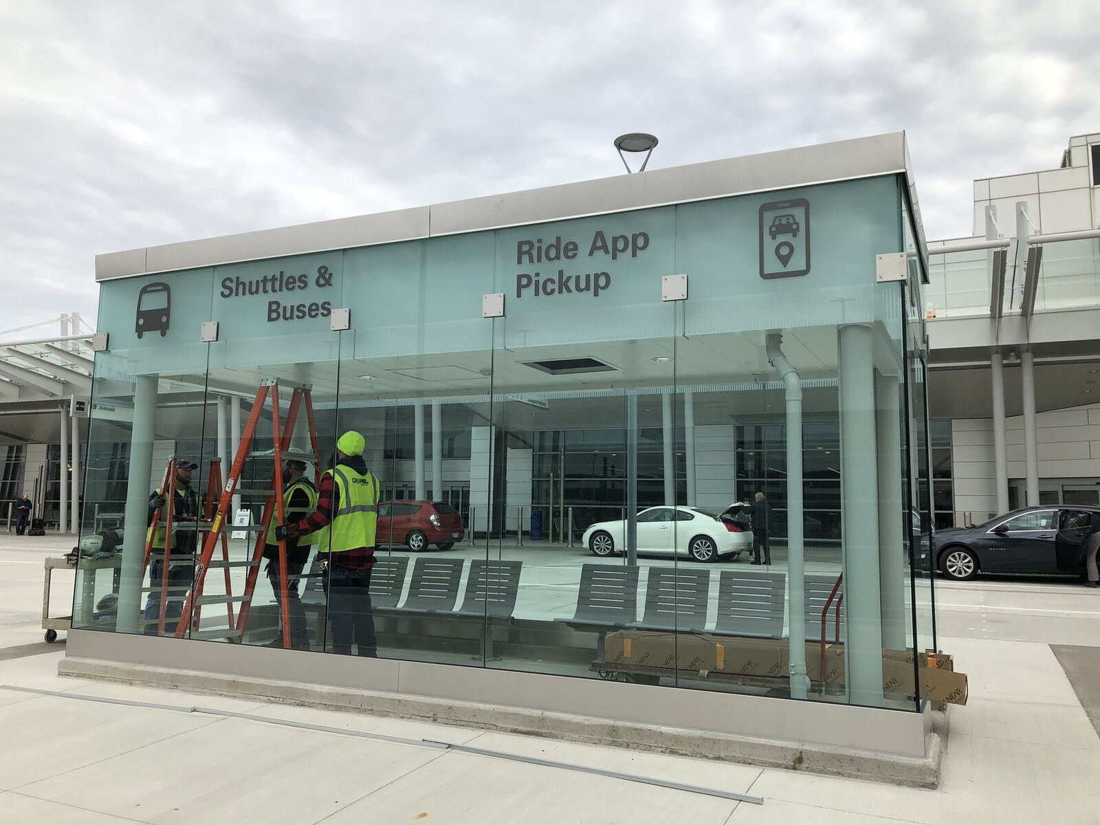 A $27 million terminal renovation project is nearly complete at the Dayton International Airport. LYNN HULSEY/Staff