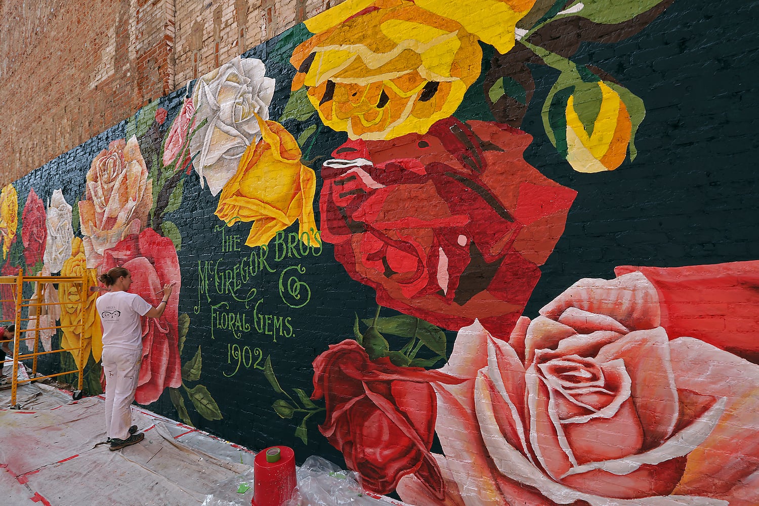 PHOTOS: THE ROSE CITY MURAL