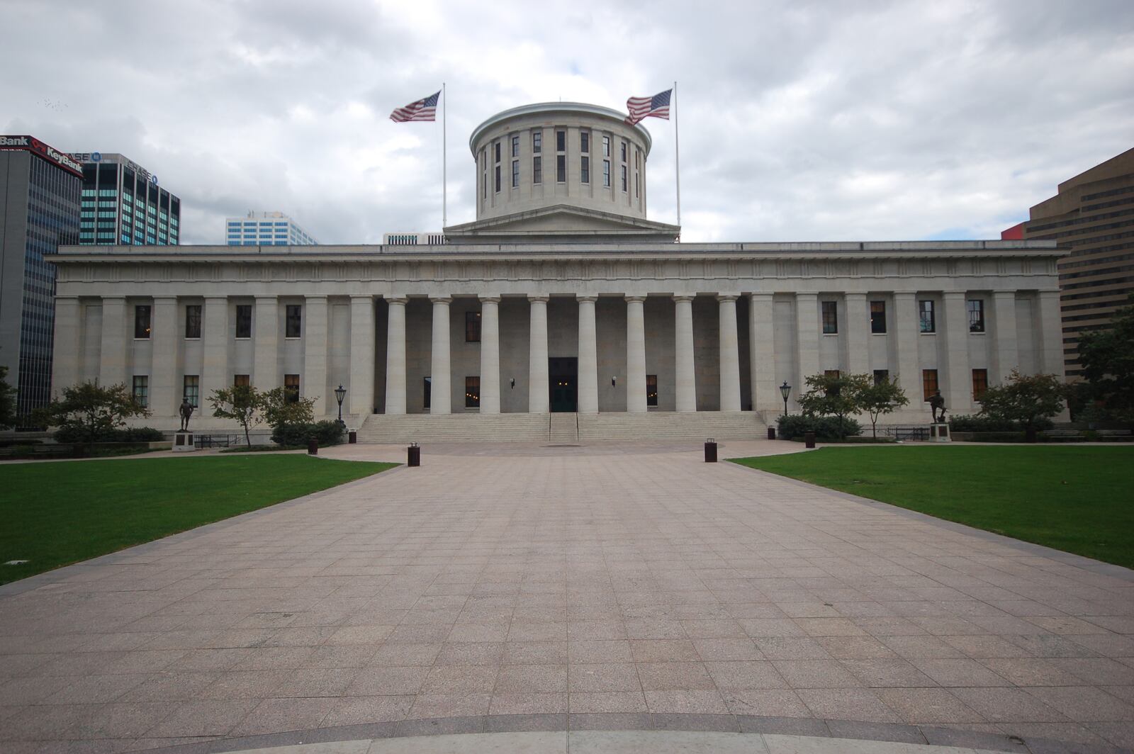 The Ohio Statehouse in Columbus.