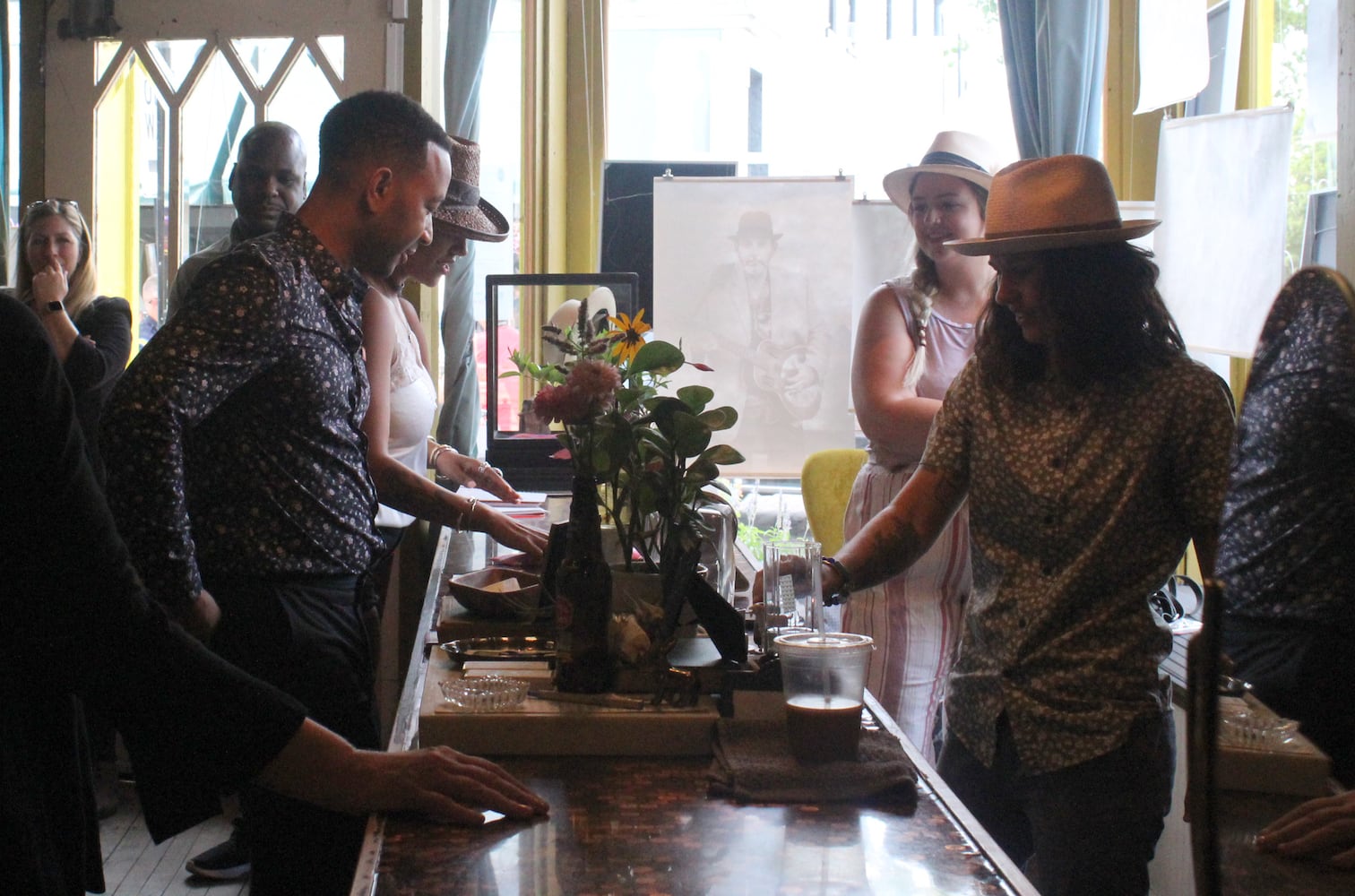 PHOTOS: John Legend visits the Oregon District to show support for the community