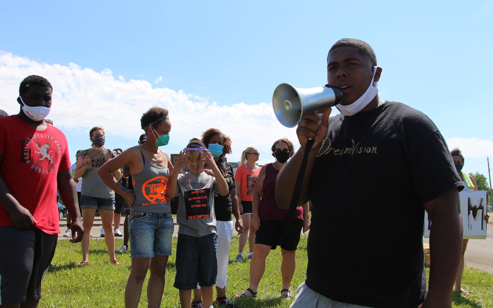 Scenes from peace rally in Springfield