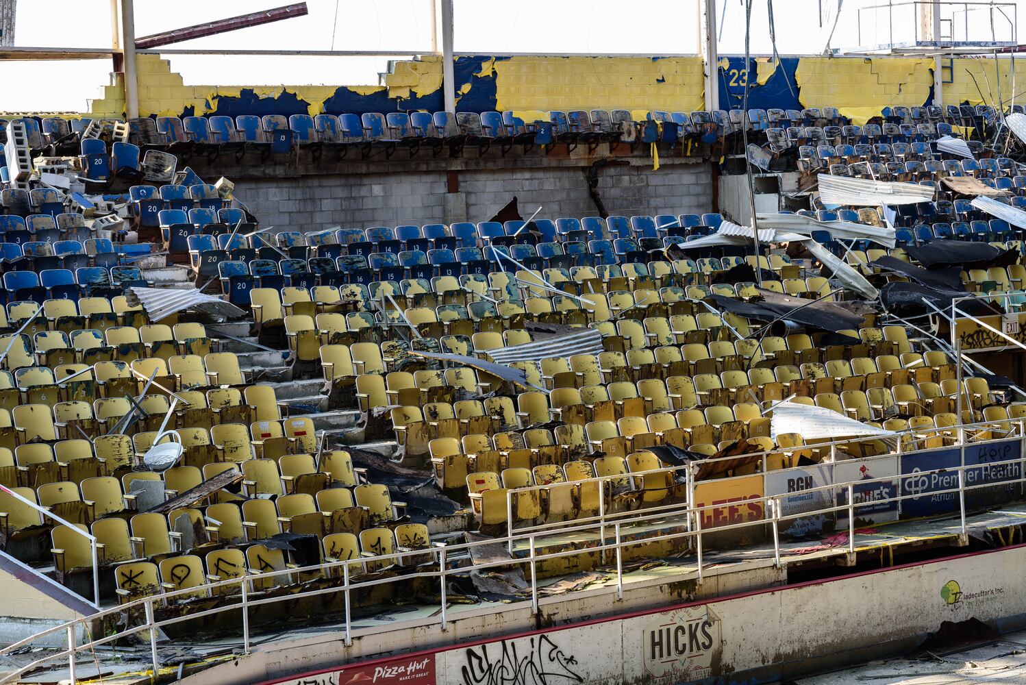 Last look inside Hara Arena